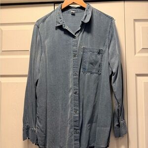 Old Navy Soft Flowy Denim Color Top